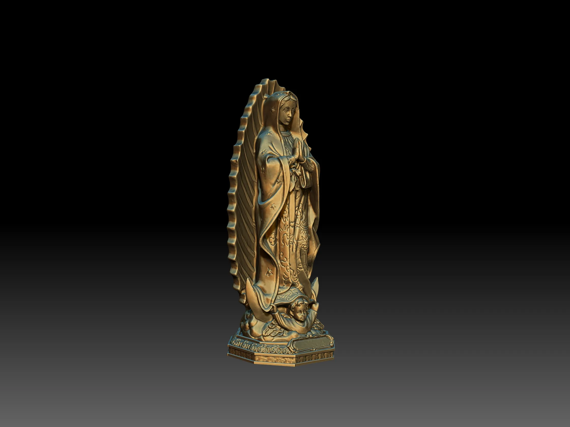 Our Lady of Guadalupe statue Virgin