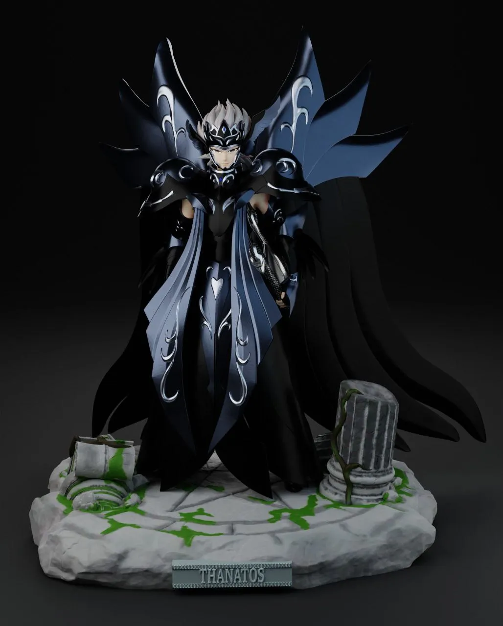 DIEU THANATOS - SAINT SEIYA MODÈLE IMPRIMÉ EN 3D