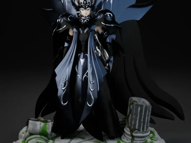 THANATOS GOD - MODELO DE IMPRESSÃO 3D SAINT SEIYA