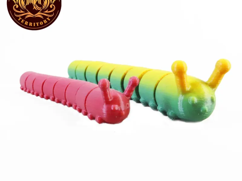 Articulated Green Worm