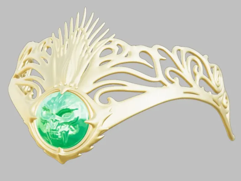 Wearable Devil Stone Crown