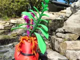 Bloom'n Neko : Original Maneki Neko Planter & Orchid Flower-8