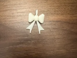 Bow keychain charm
