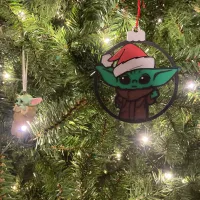 Baby Yoda Christmas Tree Decoration Upgraded-1