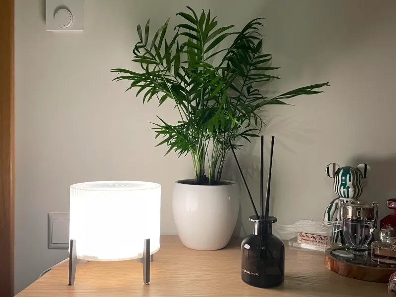 Lamp with IKEA VATTENSTEN