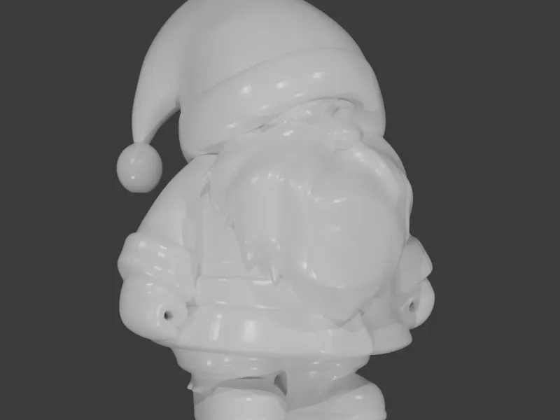 Santa Gnome Sculpture