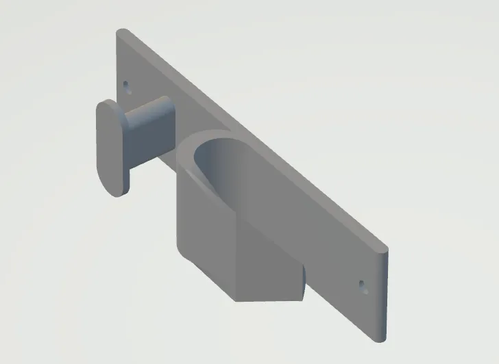 Under desk headphone holder with cable spool