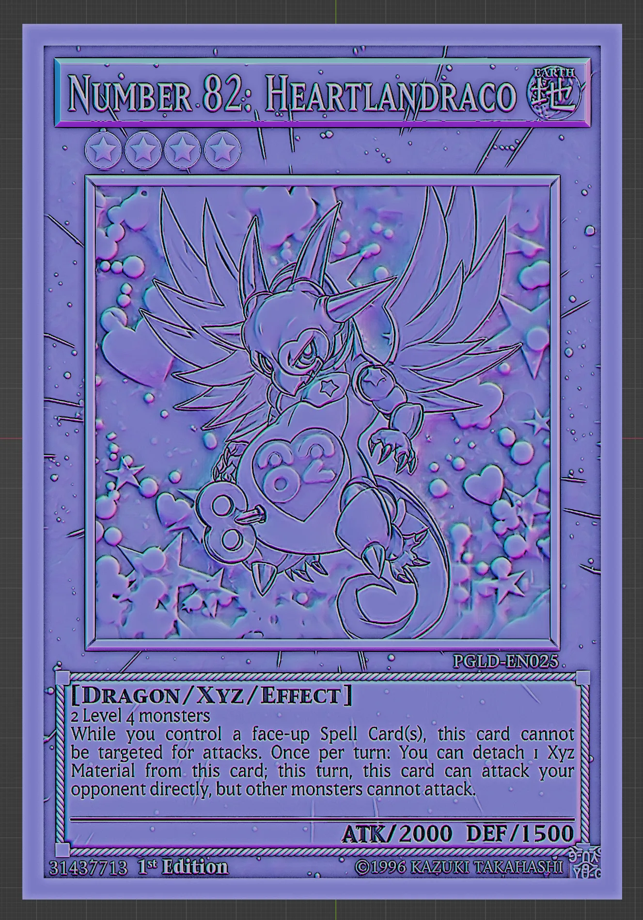 NUMBER 82: HEARTLANDRACO - YU-GI-OH!