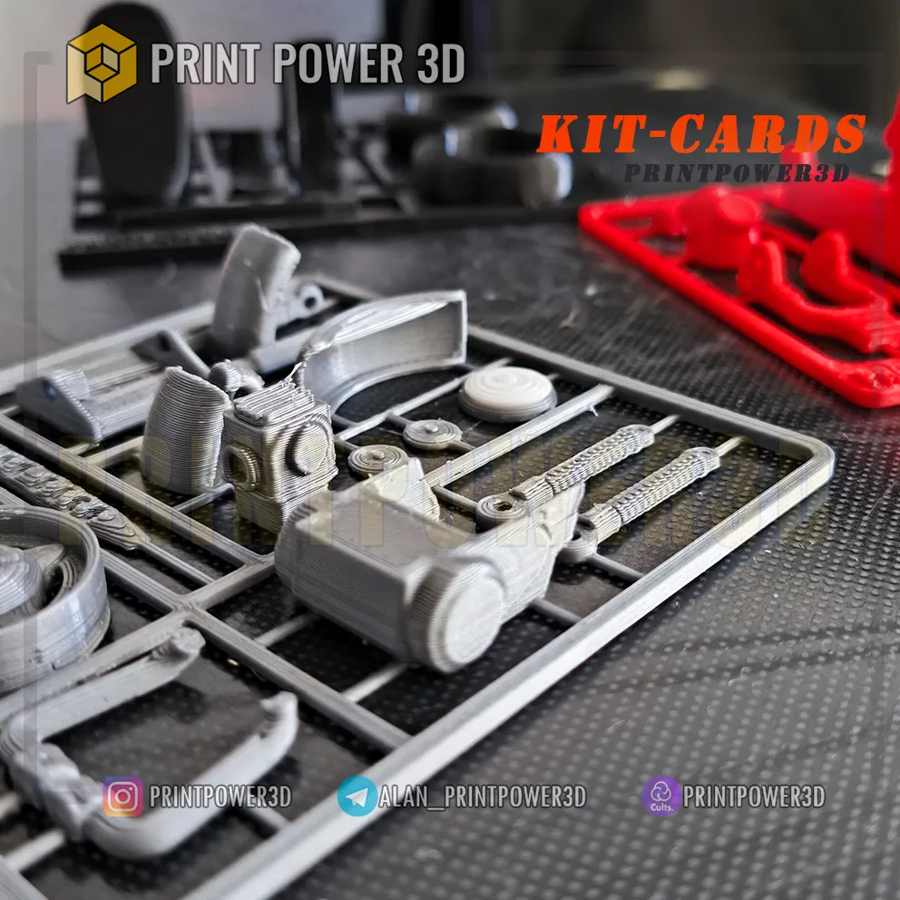 Retro mini bike kit card