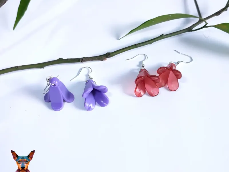 Серьги «Фиалка»