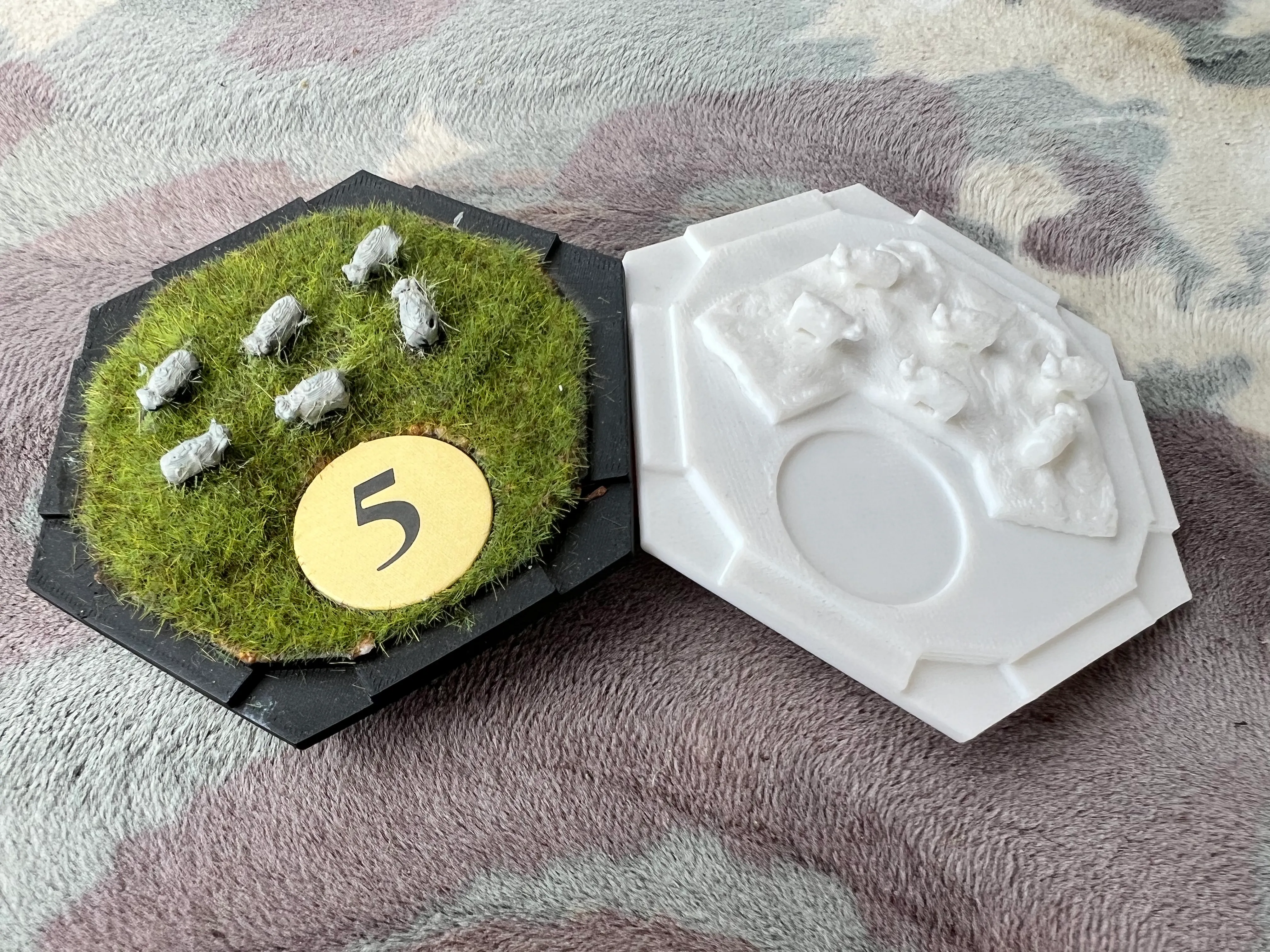 RCD Kolonisten van Catan Bordspel in 3D