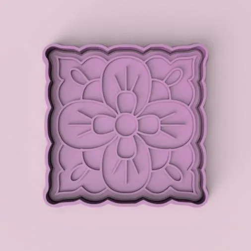 cortante + estampa de mandala / mandala cutter + stamp