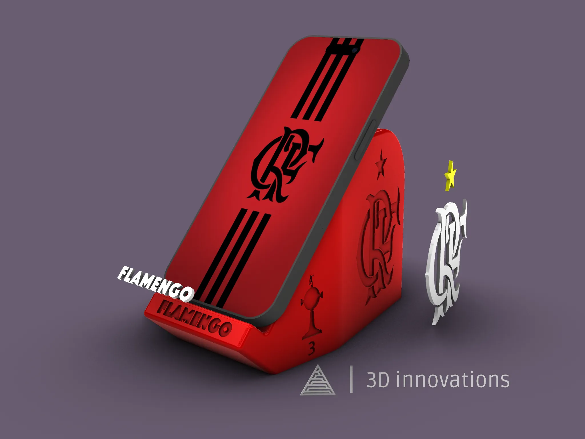 Suporte de Bancada Flamengo para Smartphone