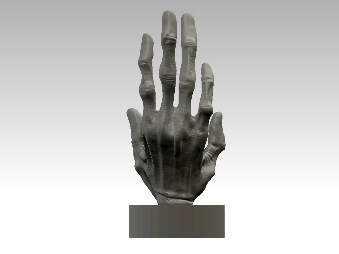 Sculptures & Artworks STL Download - Horror hand model - Decoration ...
