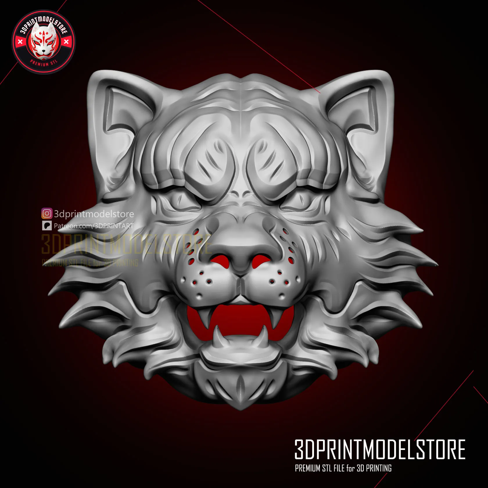 Tiger Mask - Anime - Premium STL for Cosplay
