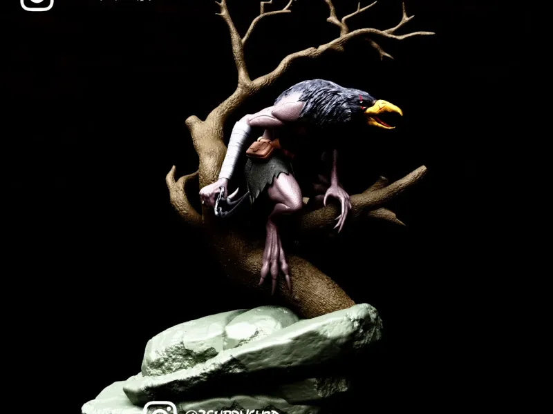 RAVEN MAN 3D PRINTING MODEL STL