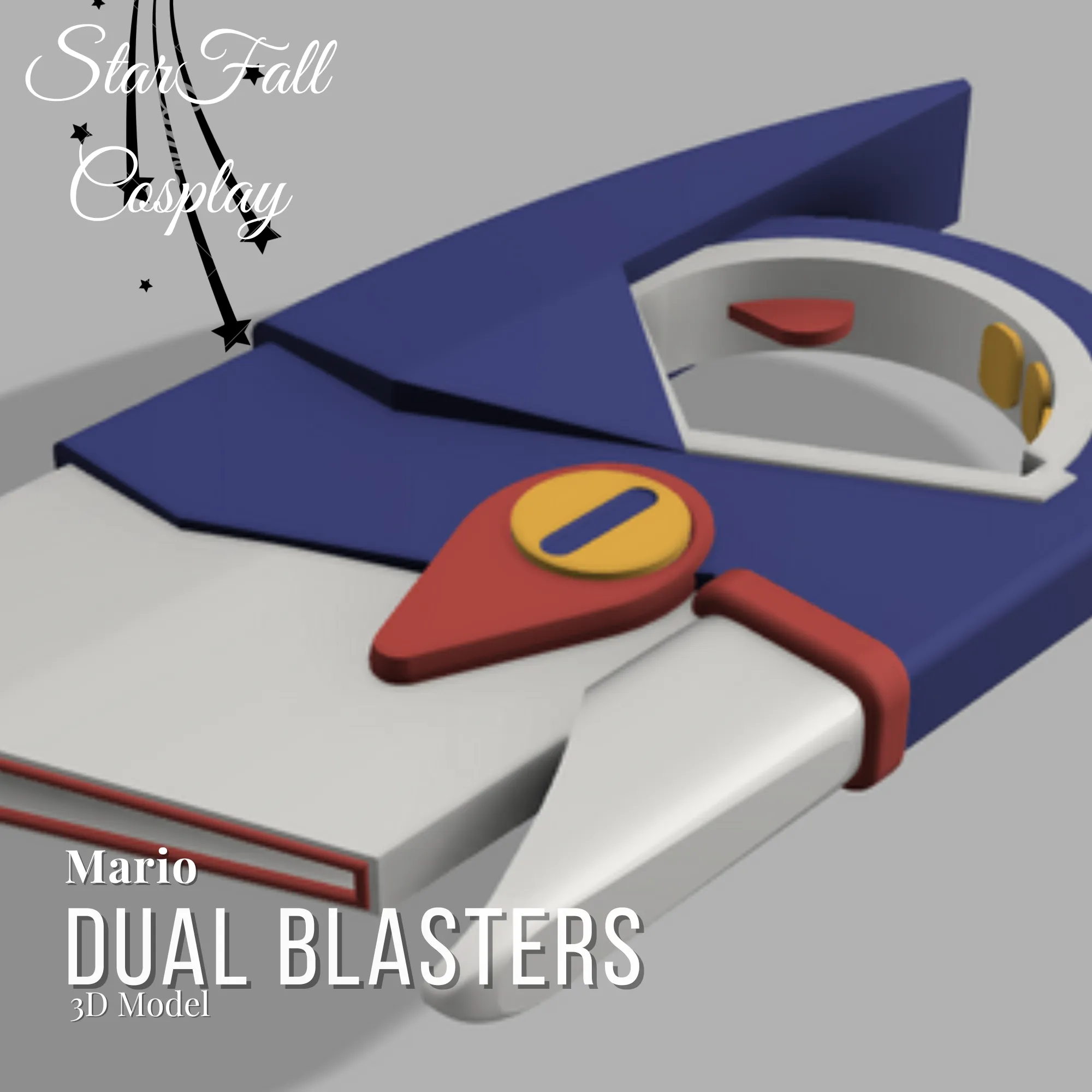 Mario Dual Blaster 3D Model