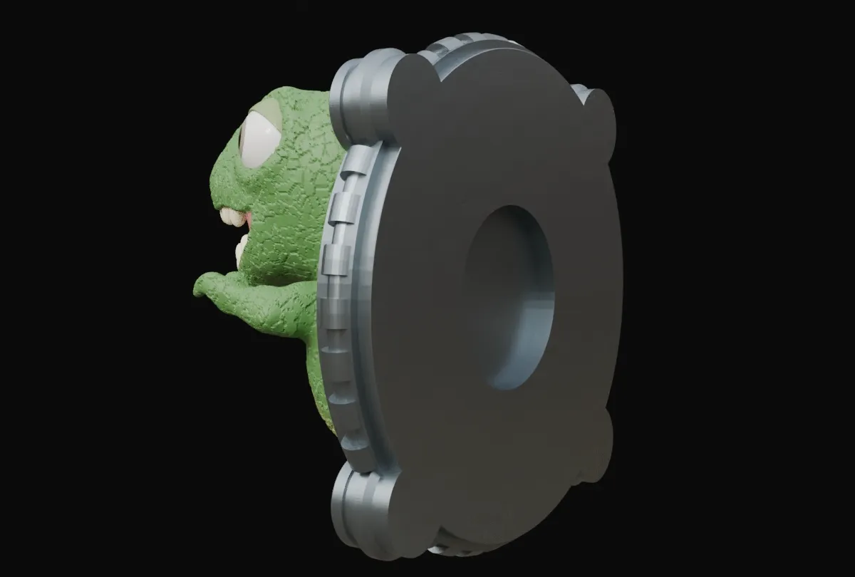 Chibi T-Rex (Tyrannosaurus Rex) Portal Fridge Magnet