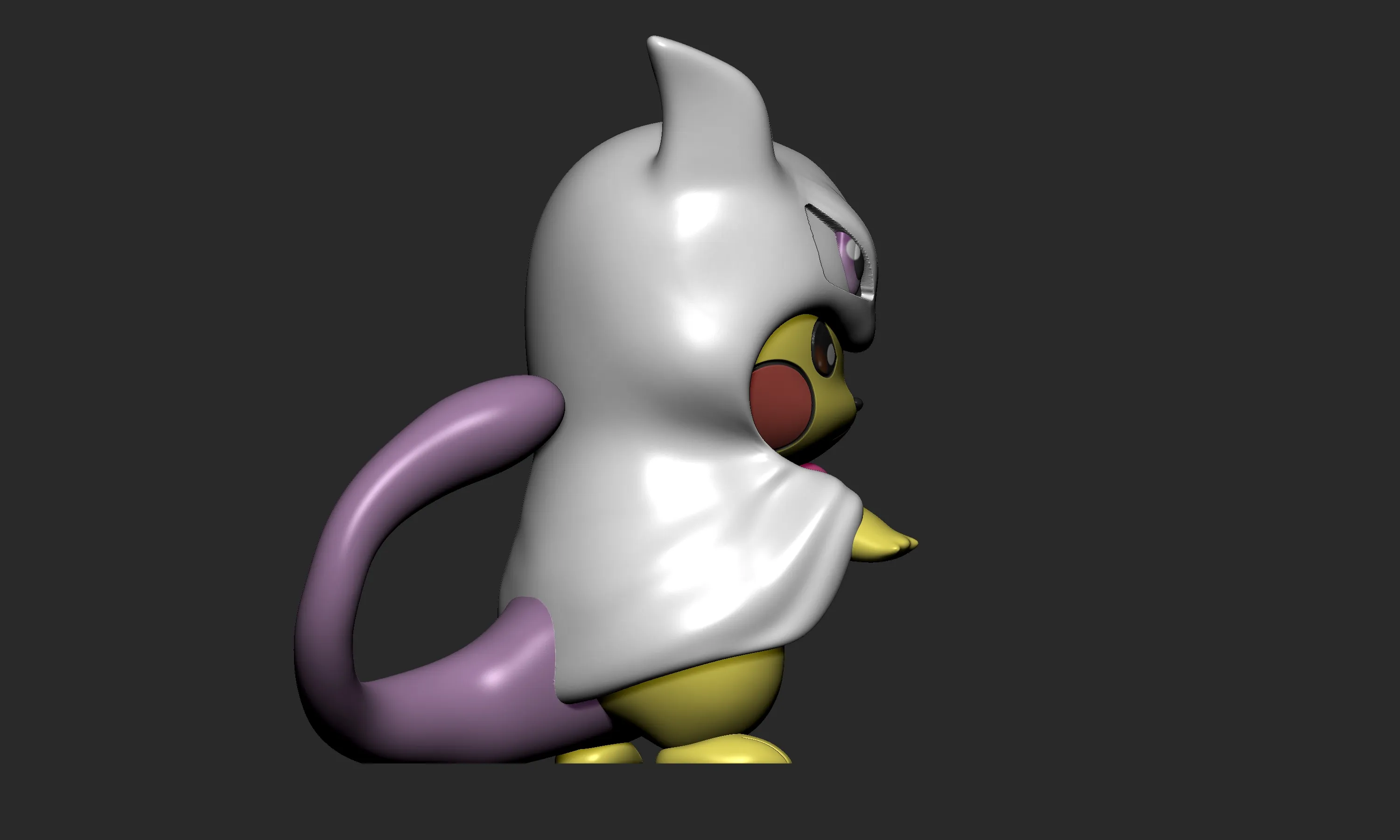 Pokemon - Pikachu Cosplay Mewtwo