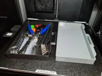 Almost Hidden Creality K1 Max Tool Drawer Tray Easy Print V3-5