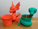 Snake - Toy Pot Planter-2