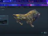 Low Poly Lion Statuette-4