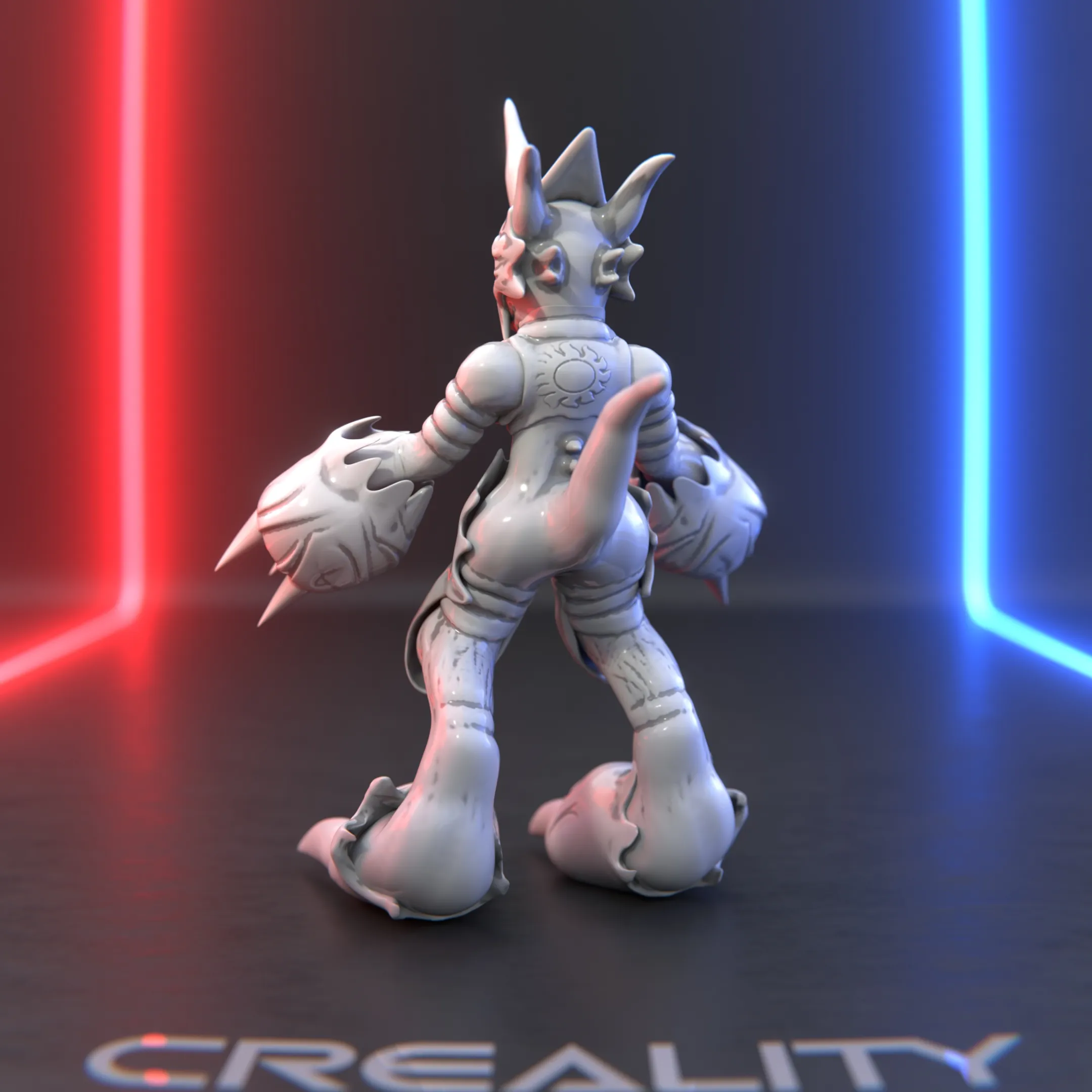 Flamedramon Digimon Fan Art - 3D Printable Model