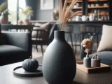 Modern Designer Vase (Vase Mode) Fuzzy & Non Fuzzy-0