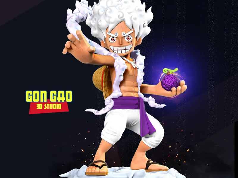 Kid Luffy Gear 5