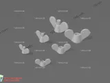 Wing Nut For any Type.(STL-35)-1