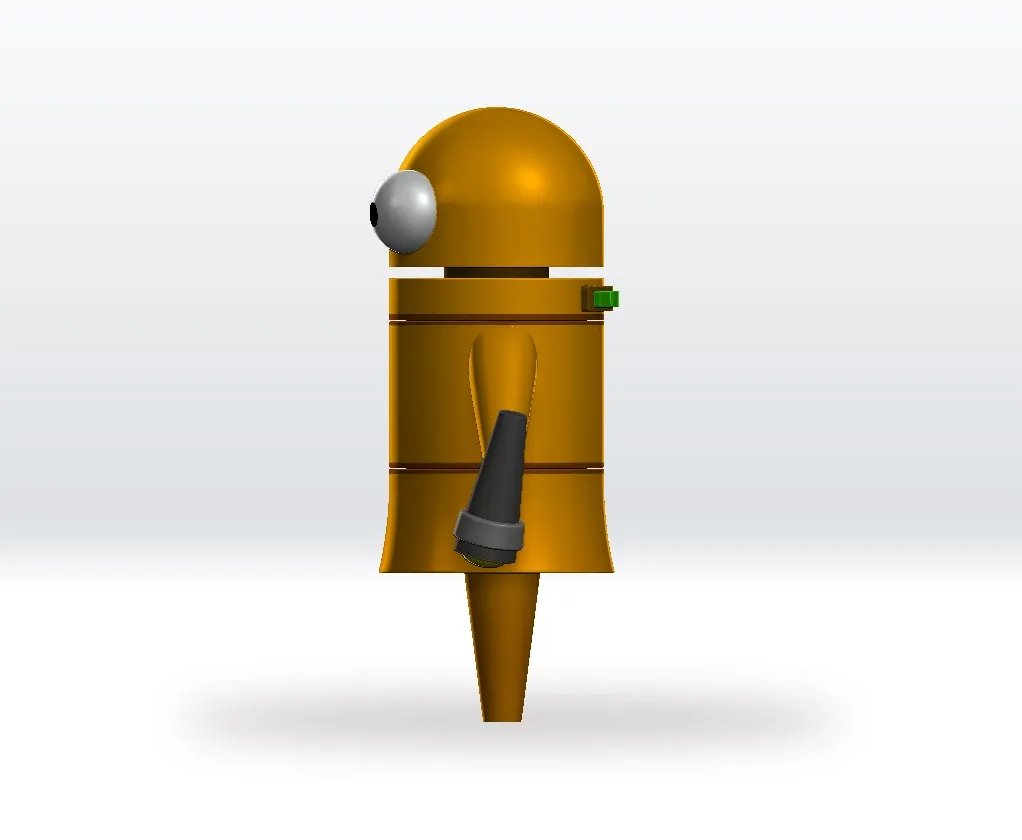 Repo Gold STL file 3D Model Character Fanart