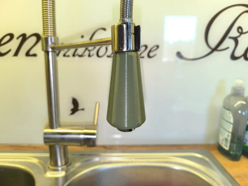 Instant-Wasserhahn: Drucken & Anpassen (Wasserhahn G1/2" & Perlator M24x1)