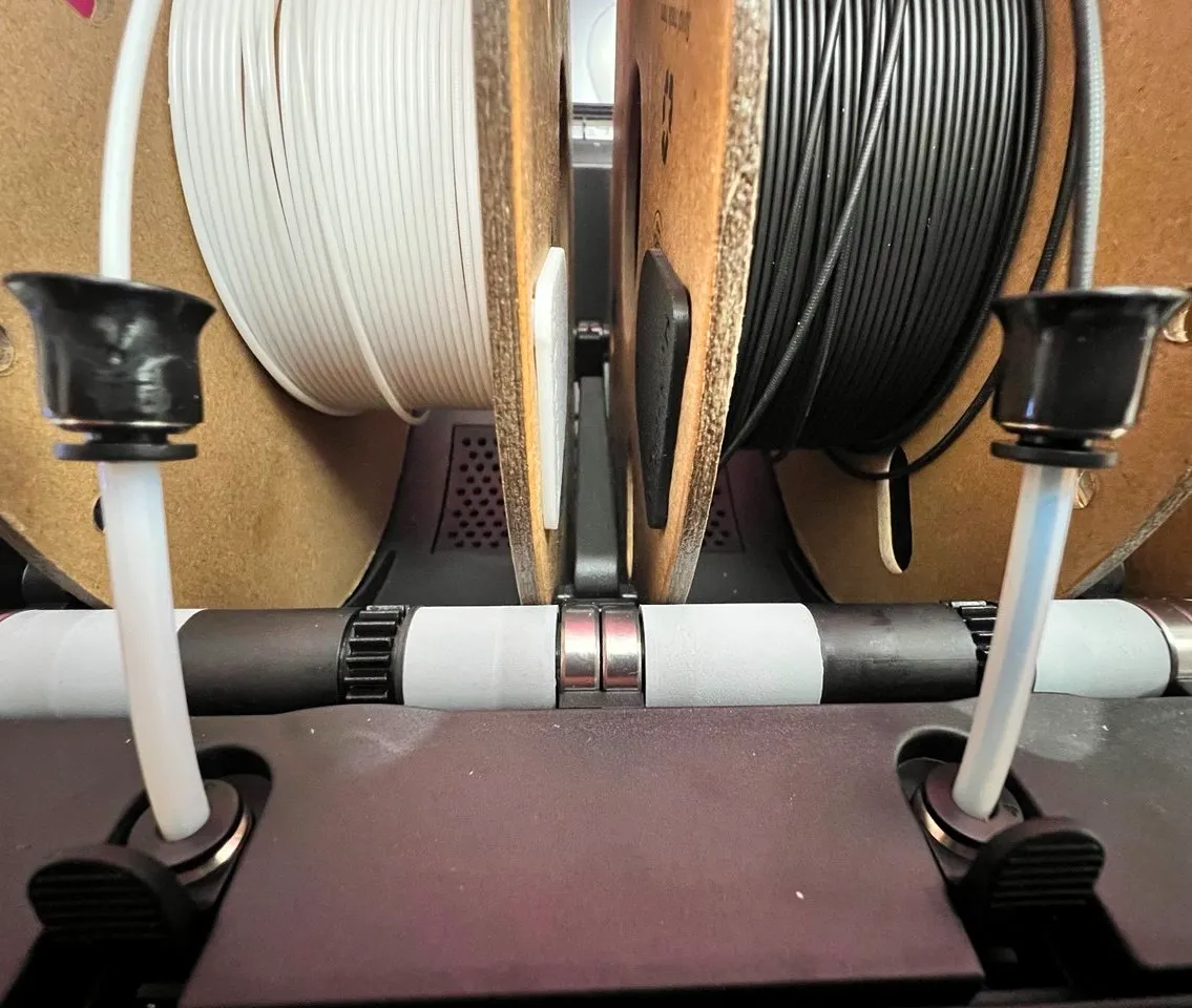 RFID for CFS tag holders for cardboard spools