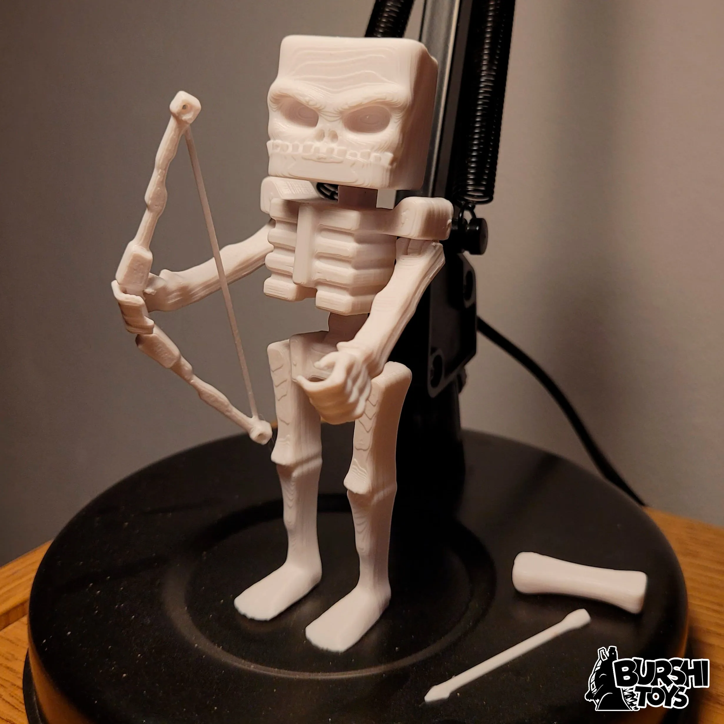 MINECRAFT SKELETON/ESQUELETO MOVIE ACTION FIGURE