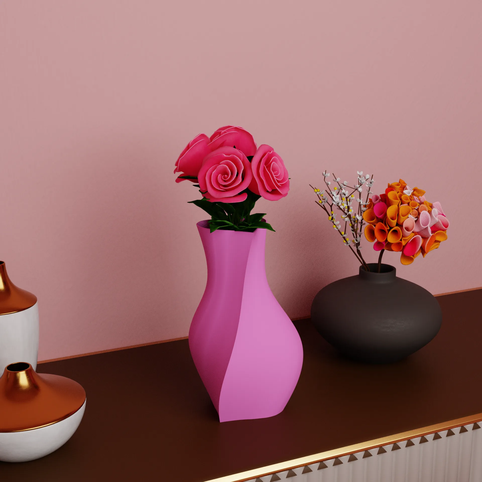 Free valentine's Heart Vase