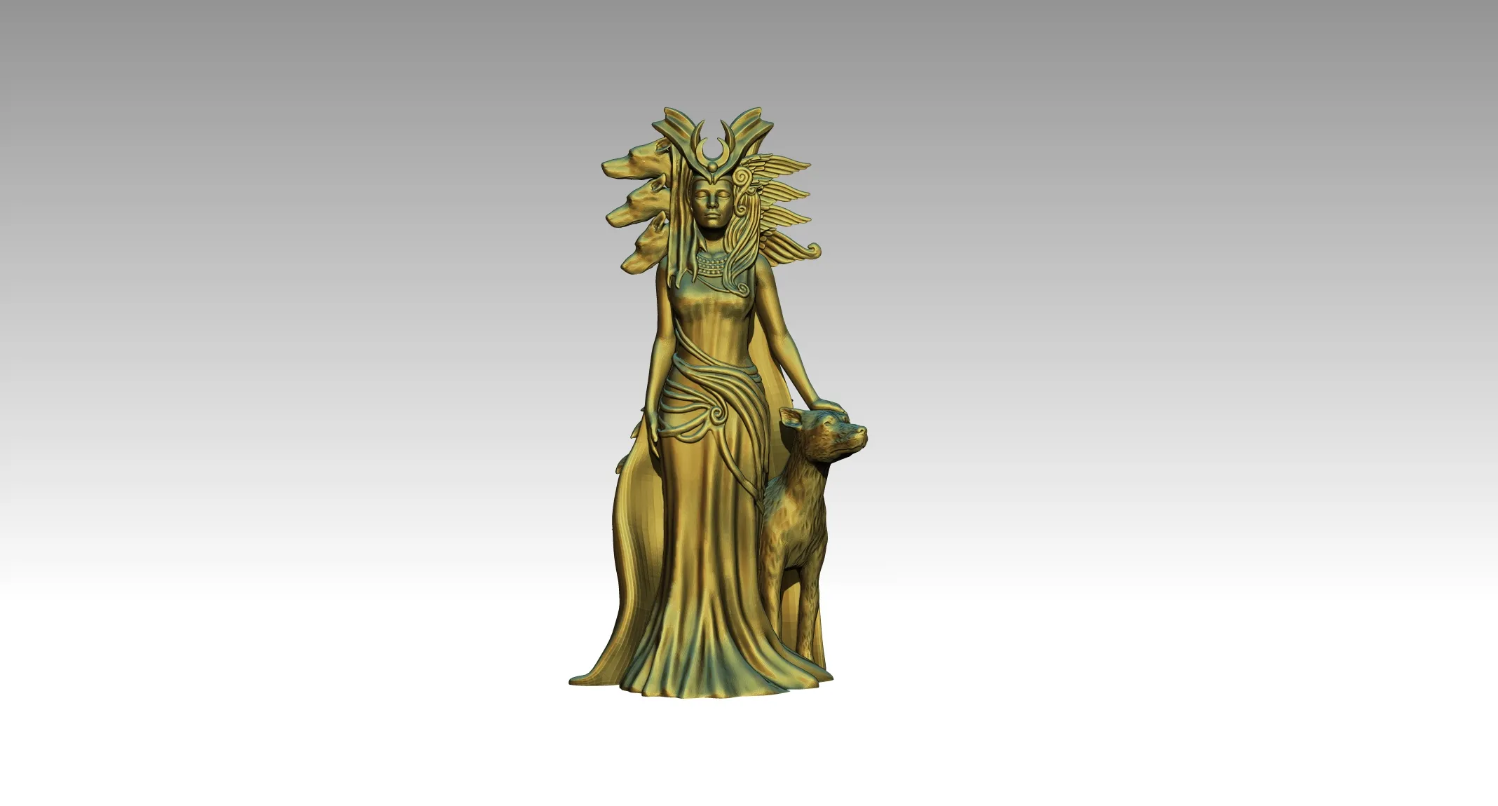 Hecate Goddess Statue