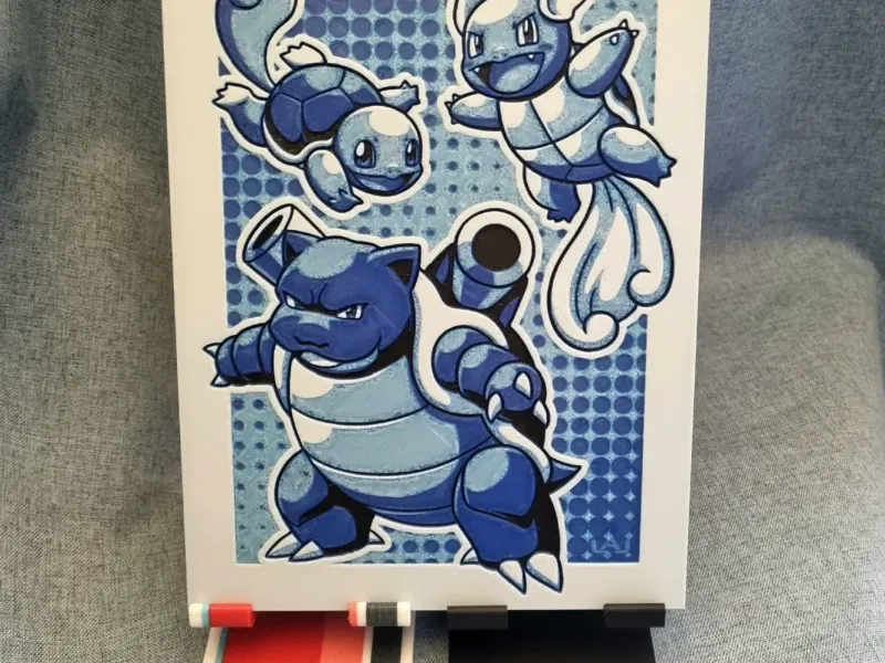 Ritratto dell'evoluzione di Squirtle (HueForge)