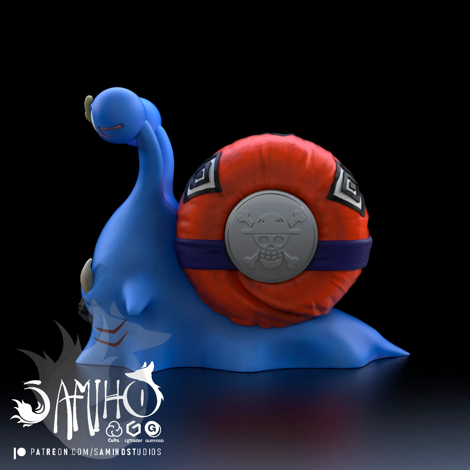 Samiho Studios - Jinbe DenDen Mushi: STLs ready for printing
