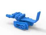Engine of Top fuel Dirt dragster motorcycle Scale 1:25-6