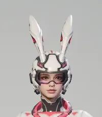 Bunny Speedy Helmet Moto Type Cyberpunk Scifi