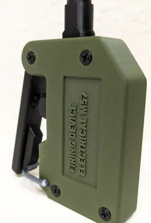 3D printed C4 Detonator with Realistic Click Fidget
