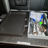 Almost Hidden Creality K1 Max Tool Drawer Tray Easy Print V3-4