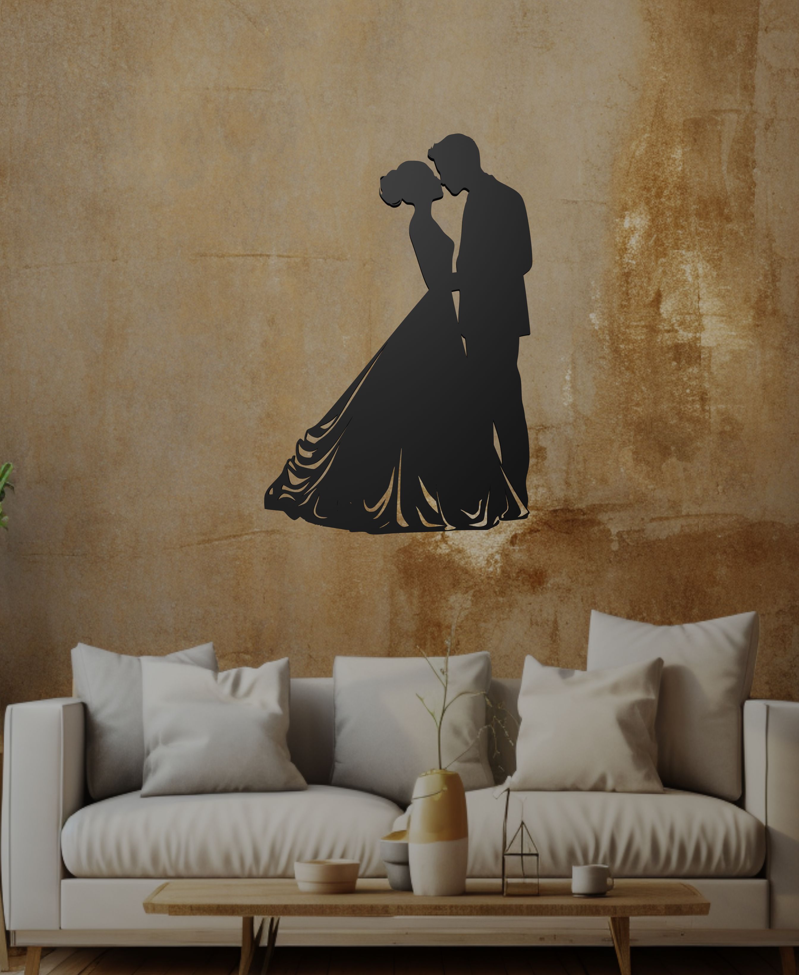 Marriage Wall Art 3D models download Creality Cloud