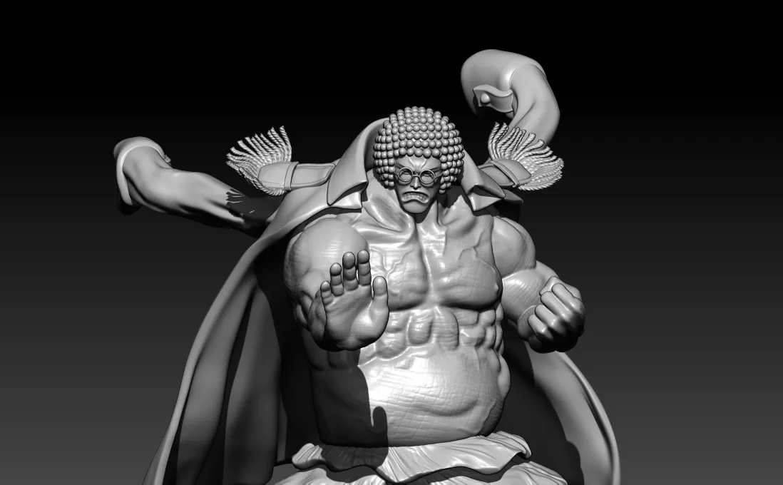 SENGOKU Buddha Fan art - ONE PIECE - 3D PRINT