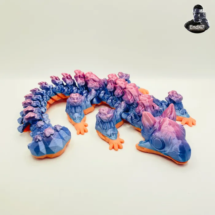 3D Printer Files | 3MF File | Baby Favorite Dragon - ARTICULATED TOY ...