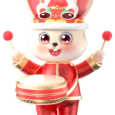 Year of the Rabbit-Drumming