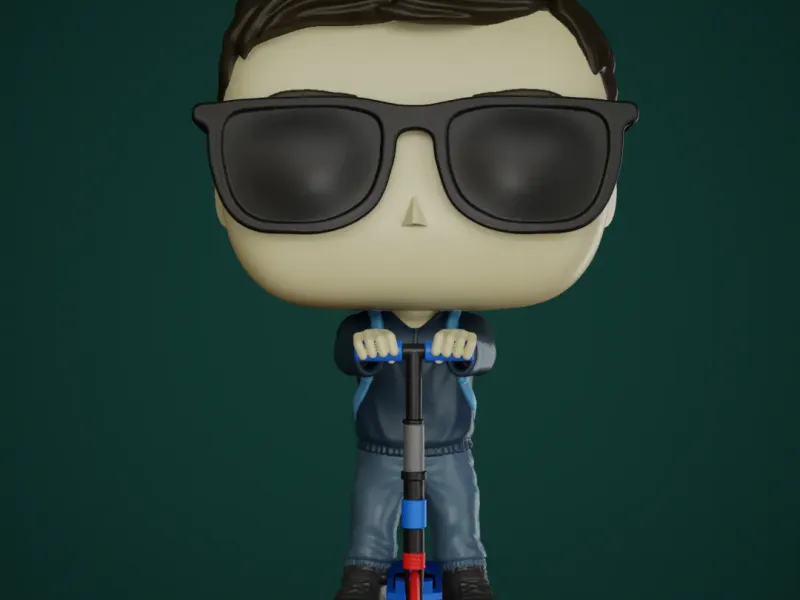 Funko Custom Chico Monopatin