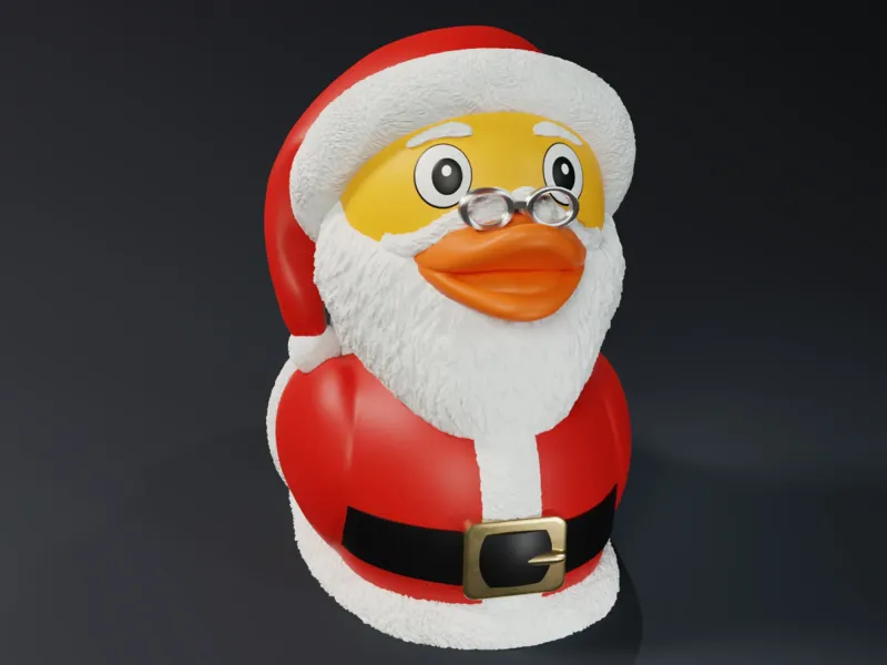 Cute Santa Claus Rubber Duck