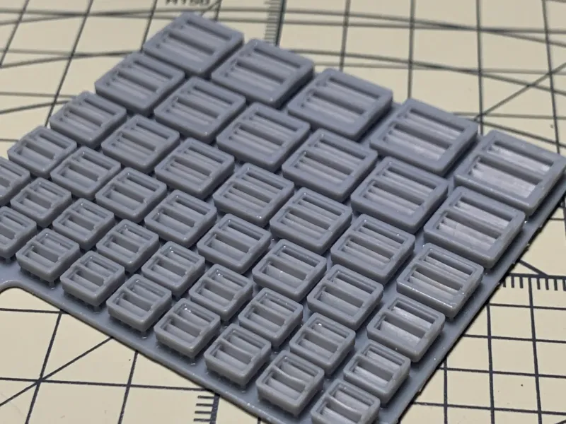 Gundam-detailonderdeel (Vierkante ventilatieopeningen)