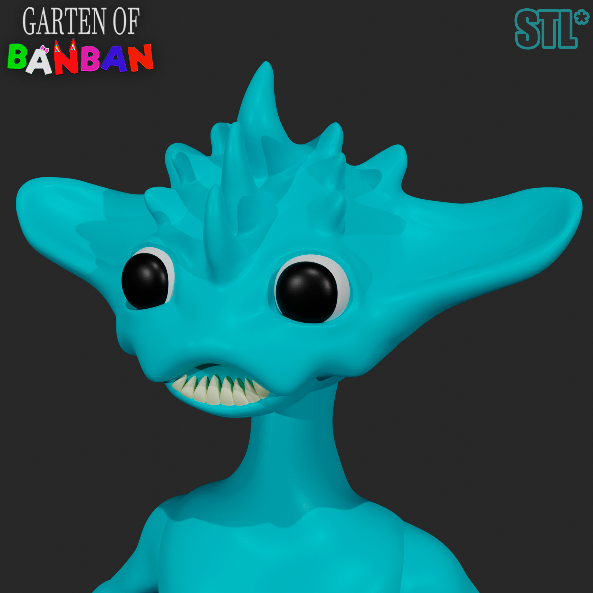 3D printer Monster the Jester from the game Garten of Banban 3